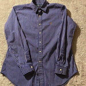 Ralph Lauren Blue Button Up Shirt Men's